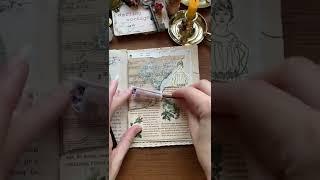 Vintage Flowers ASMR Art Journaling #artjournal #asmr #satisfying #satisfying #journal #relaxing