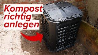 Kompost richtig anlegen - Schritt für Schritt erklärt [Kompost neu anlegen]