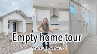  NEW!! EMPTY HOME TOUR || NEW HOUSE TOUR! || NEW BUILD