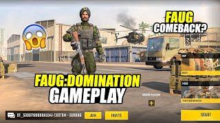 Faug domination gameplay | Faug domination close beta | Faug gameplay