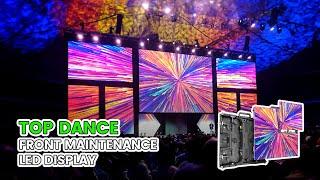 TOP Dance Front Maintenance LED Display (500x500mm Cabinet) | Animation Video