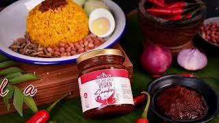 Blends of firely-hot Red Chillies, and Organic Coconut Oil  | The Daily Spice Vegan Sambal