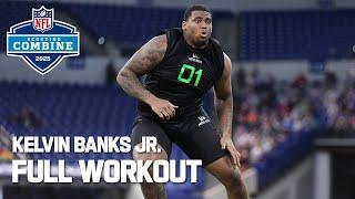 Kelvin Banks Jr.'s 2025 NFL Scouting Combine workout