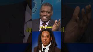 Michael Che FORCED to read a Jokes about Jay-Z P. Diddy  #shorts