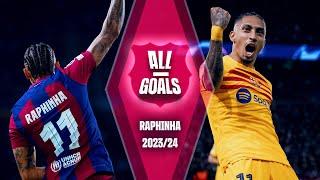  ALL of RAPHINHA's GOALS with FC BARCELONA | 2023-24 SEASON 