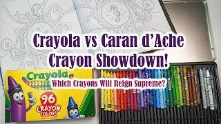 Crayola vs Caran d'Ache Crayon Showdown! Comparing Cheap and Expensive Crayons - Which is Better?