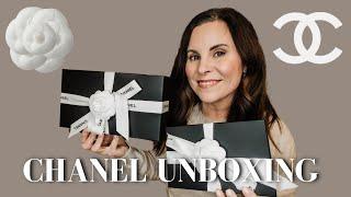 DOUBLE CHANEL UNBOXING | CLASSIC LUXURY | CHANEL BLACK CAVIAR