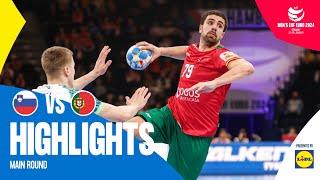 BEST PERFORMANCE of the tournament?! | Slovenia vs. Portugal | Highlights | Men's EHF EURO 2024