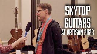 Luthier Eric Weigeshoff of Skytop at Artisan Guitar Show 2023