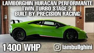 Huracan Performante TT Stage 2 built by Precision Racing @dragy acceleration from 100-200 km/h