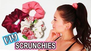 DIY: 3 FAST AND EASY WAYS TO MAKE SCRUNCHIES I Sew & No Sew I Recycle old clothes / Scraps