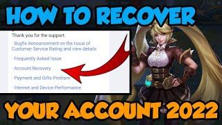 HOW TO RECOVER YOUR ACCOUNT IN MOBILE LEGENDS Tutorial ENGLISH SUB