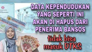 PEMILIK KTP YANG BERCIRI INI AKAN DIHAPUS BANSOS NYA