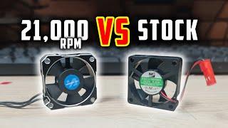 Do RC Car fans Work? 21,000rpm VS Stock Fans