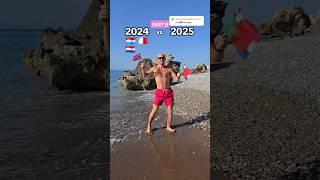 Eurovision 2024 vs. 2025  PART 8 #esc2024 #esc2025 #flags