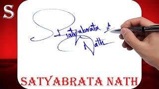 Satyabrata Nath Name Signature Style - S Signature Style -Signature Style of My Name Satyabrata Nath