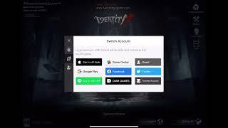 Перенос акаунта Identity V с android на iOS и на оборот