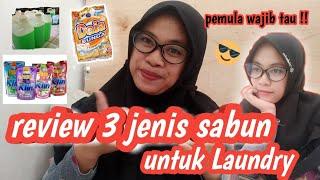 Review sabun untuk Laundry || Laundry pemula