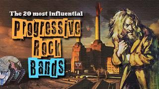 The 20 Most Influential Progressive Rock Bands | #toplist #progressiverock