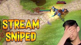 100% PROOF OF STREAM SNIPING ◄ SingSing Dota 2 Moments