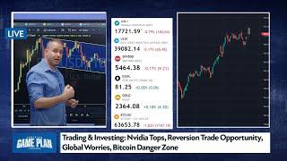 Trading & Investing: Nvidia Tops, Reversion Trade Opportunity, Global Worries, Bitcoin Danger Zone