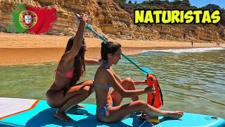 WE HAD TO LEAVE THIS BEACH IN PORTUGAL | NATURIST BEACH | CANAVIAL BEACH | ALGARVE | PORTO DE MÓS