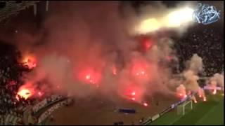 Hajduk Split 0 - 3 Rijeka | 01.11.2015 Pyro Show