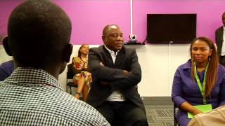 Deputy President Cyril Ramaphosa visits Harambee Youth Employment Accelerator