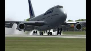 Air France landing LFPO