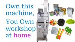 low cost pouch packaging machine for grain powder electricity driven automatic VFFS