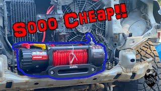 The CHEAPEST 10k Winch on Amazon!! Let's install it on the Montero!