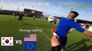 Mental breakdown.. Amateur Korean vs Football players US, European. Who is the winner?