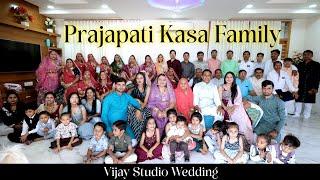 Prajapati Kasa Family Ahemdabad || Family Song 2024 || Vijay Studio Wedding