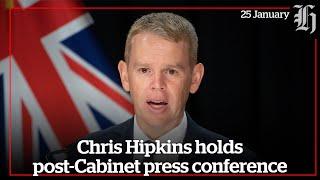 Chris Hipkins holds Post-Cabinet press conference | nzherald.co.nz