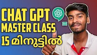 ChatGPT Complete Tutorial - Master class on Chat GPT for Beginners | Malayalam | Sadiqtalks