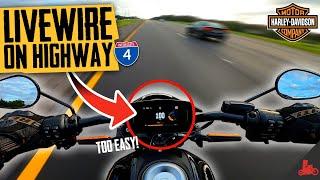 Harley-Davidson LIVEWIRE Highway Review!