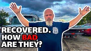 Salvage Yard Visit! First Look at the Stolen TRX and Durango!