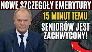 15 MINUT TEMU! ZUS OGŁASZA NOWE SZCZEGÓŁY WALORYZACJI EMERYTUR – SENIORZY W ZACHWYCIE!