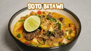 Resep Soto Betawi Temennya Haji Mamat, Kuahnya Spesial Gurih Wangi dan Ada Tips Anti Gagal !