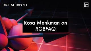 Rosa Menkman on RGBFAQ by Alan Warburton