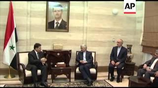 Iran's top nuclear negotiator, Saeed Jalili meets Syrian PM