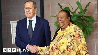 Russia’s Foreign Minister Sergei Lavrov in South Africa for talks - BBC News