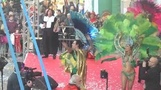 Brazilian dancers at the Cento Carnival