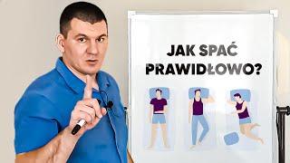 Zacząłem spać w tej pozycji i ból pleców całkowicie zniknął. Jak spać prawidłowo?