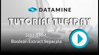Studio RM: Boolean Extract Separate
