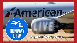 LIVE: DFW Airport reverse ↩️ flow action - September 8, 2024