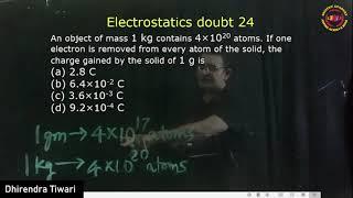 Charge is quantized  I Dhirendra Tiwari | Board | JEE | NEET | Soliton Academy