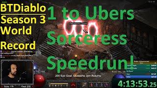 WR Sorc 1 to Ubers Season 3 BTD! - Diablo 2 Resurrected