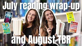 Everything I read in July & August TBR | thriller booktube