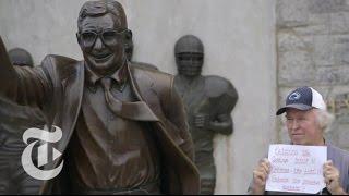 We Are Penn State: Standoff at Joe Paterno's Statue | Op-Docs | The New York Times